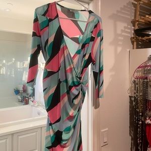 Jennifer Lopez wrap dress